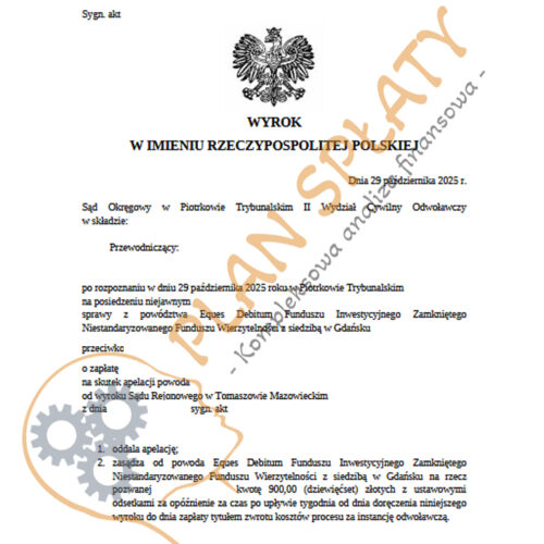 wyrok_październik_Eques_SO_Piotrków_Trybunalski